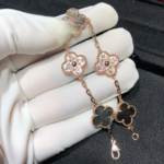 VCA Vintage Alhambra pendant- Grey mother-of-pearl
