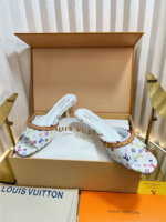 LV x Murakami mules