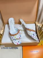 LV x Murakami mules