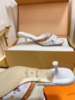 LV x Murakami mules