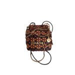 CHANEL 23B Leather weaving Mini 22 Bag