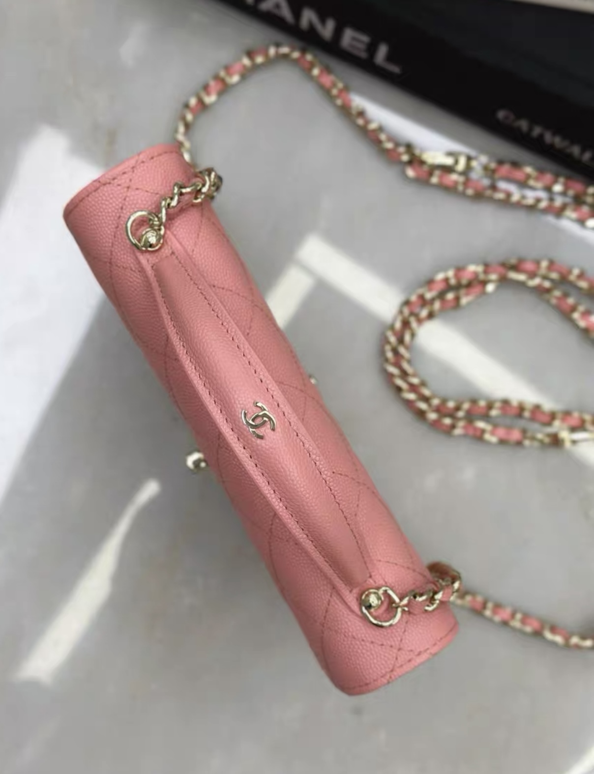CHANEL 25C Caviar chain backpack