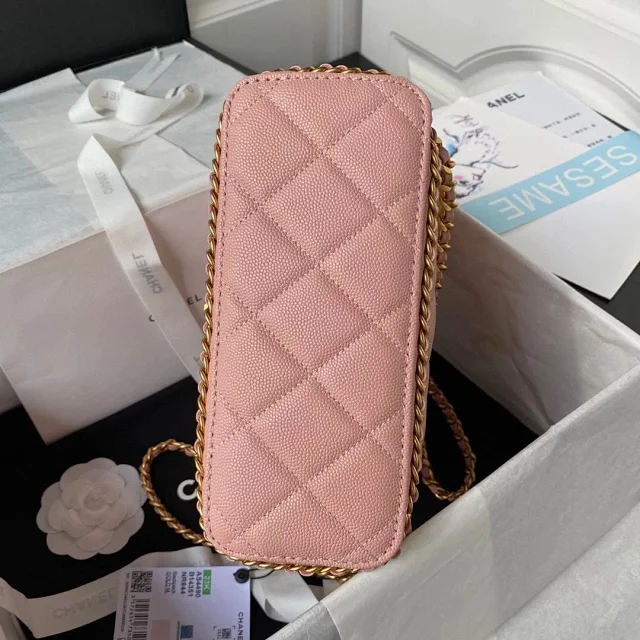 CHANEL 23K Camellia Caviar Backpack