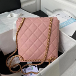 CHANEL 23K Camellia Caviar Backpack
