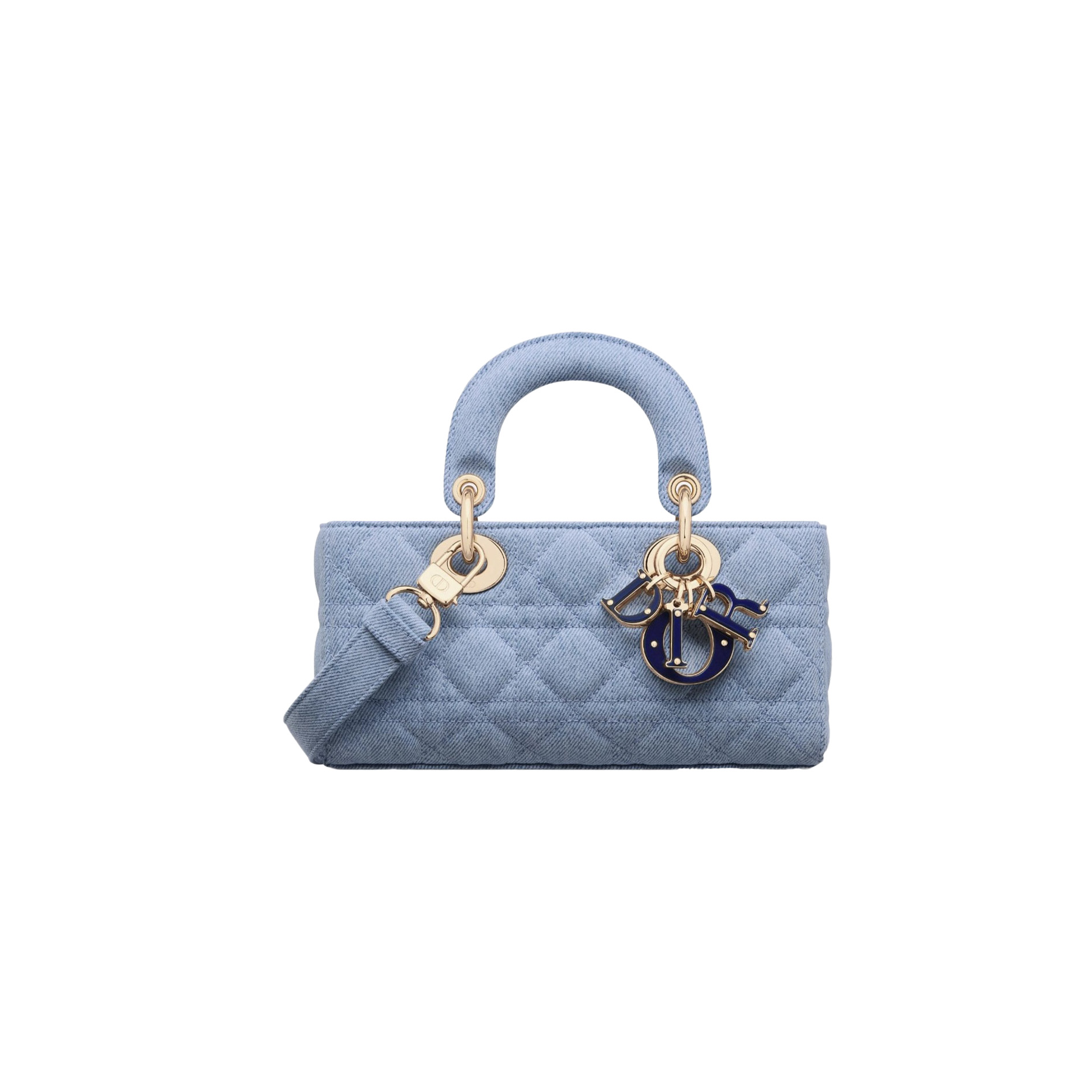 DIOR D-joy Denim Cannage  Bag