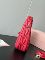 MiuMiu Wander matelassé nappa leather hobo bag