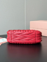 MiuMiu Wander matelassé nappa leather hobo bag