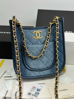 CHANEL 24S denim Hobo bag
