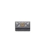 CHANEL 23K 19 Classic Small Flap Wallet in calfskin