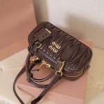 MIUMIU Arcadie matelassé nappa leather bag - 22cm