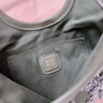 MIUMIU IVY embroidered gabardine bag