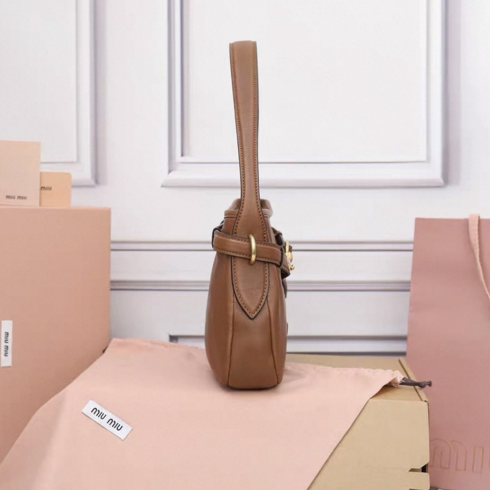 MIUMIU Aventure Napa Soft Leather Bag