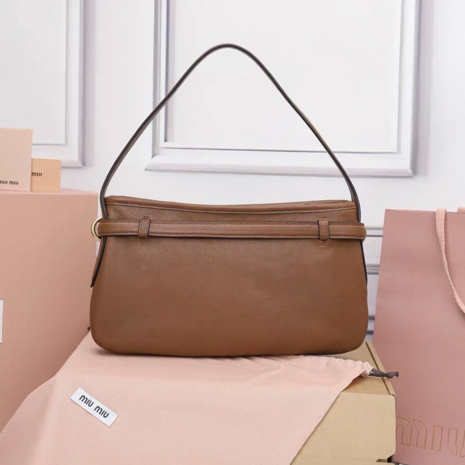 MIUMIU Aventure Napa Soft Leather Bag