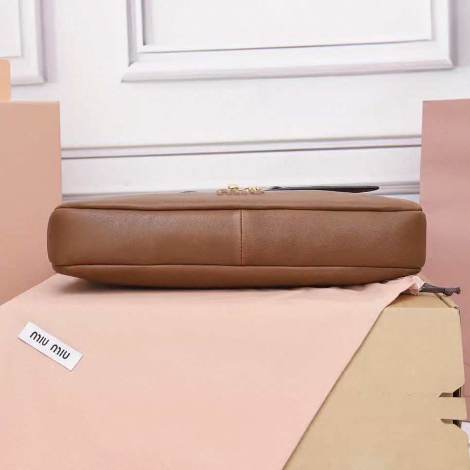 MIUMIU Aventure Napa Soft Leather Bag