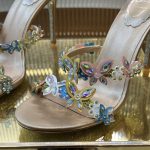 Rene Caovilla Eden crystal-embellished satin sandals