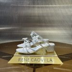 Rene Caovilla Caterina embellished bow-detail sandals