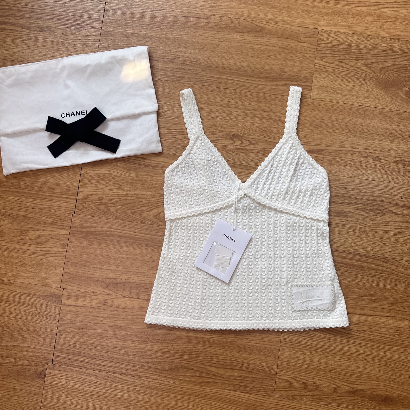 CHANEL 25P Spring-Summer New Arrival Knit Sleeveless Tank