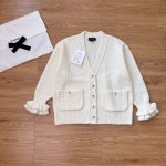 CHANEL 24K V-Neck Knit Cardigan