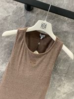 LOEWE 25Ss Wool-Blend Anagram Tank Top