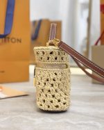Vanity Chain Pouch-Raffia Collection