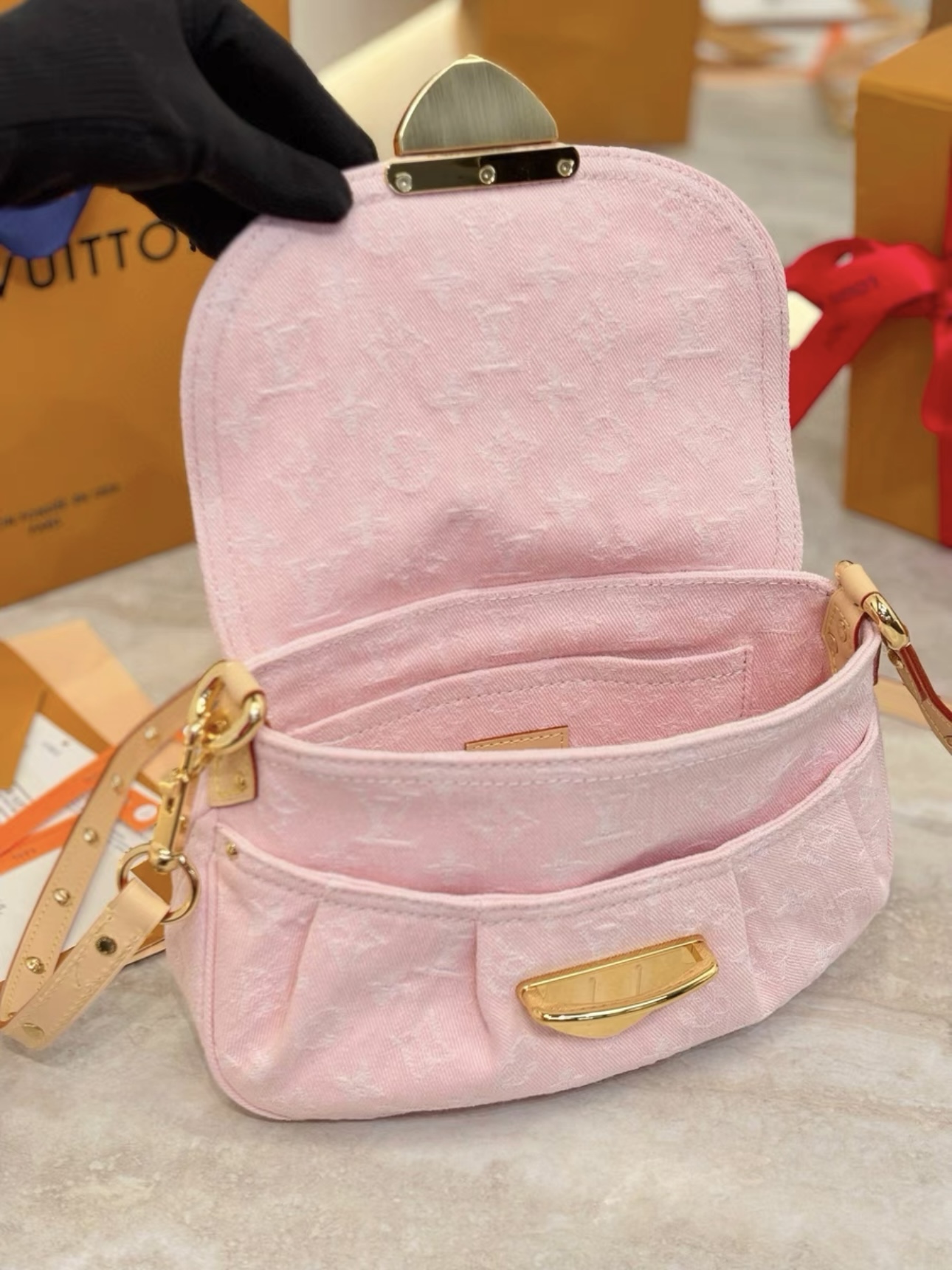 LV Denim Washed Pink Colletion