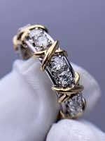 Tiffany Sixteen Stone Ring in Platinum with 16 Diamonds