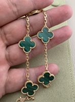 VCA Vintage Alhambra pendant-Malachite