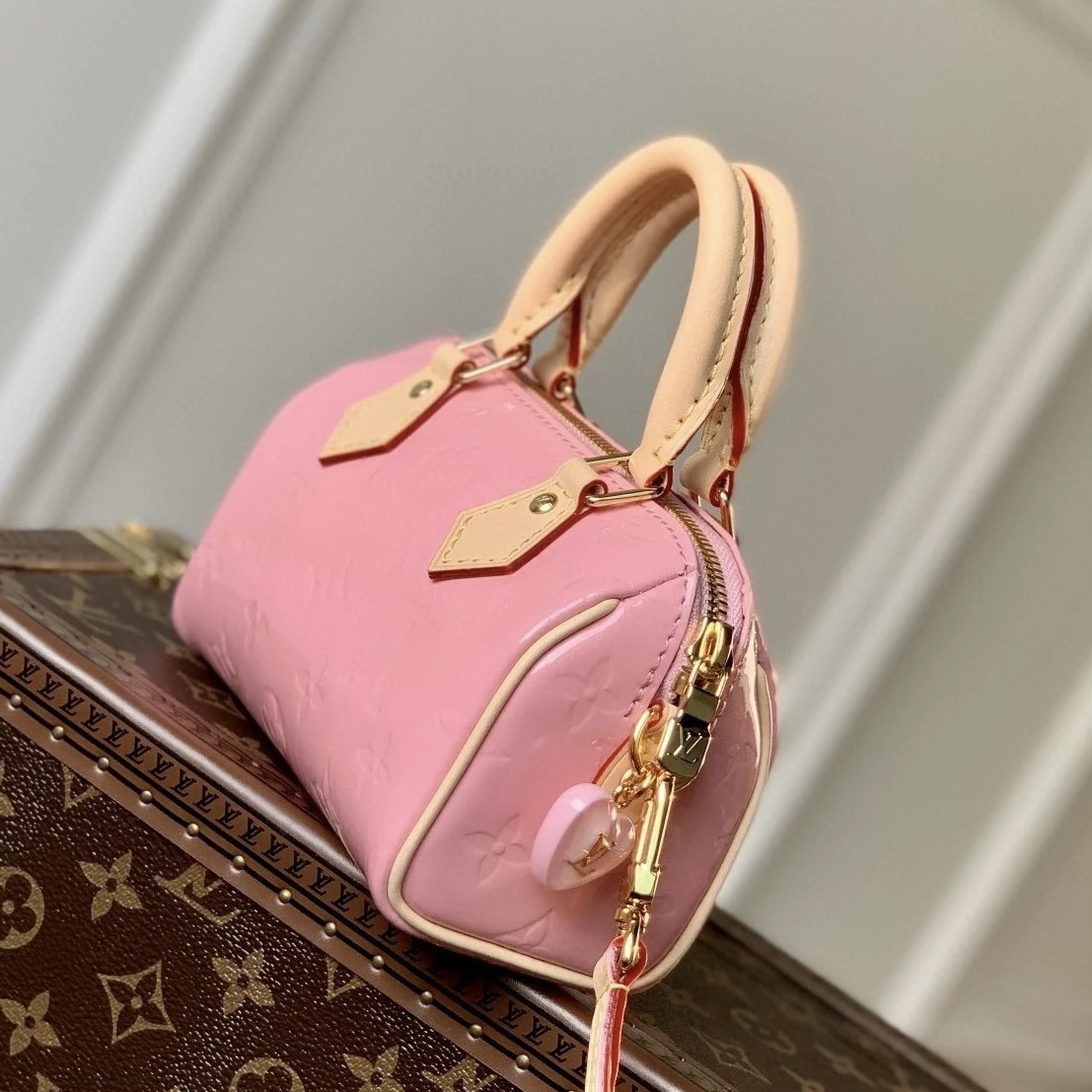 LV Nano Speedy Patent leather