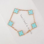 VCA Vintage Alhambra pendant- Turquoise
