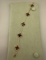 VCA Vintage Alhambra pendant- Tiger Eye