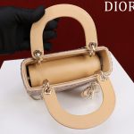 D IOR Lady Dior Cotton fabric with bead embroidery