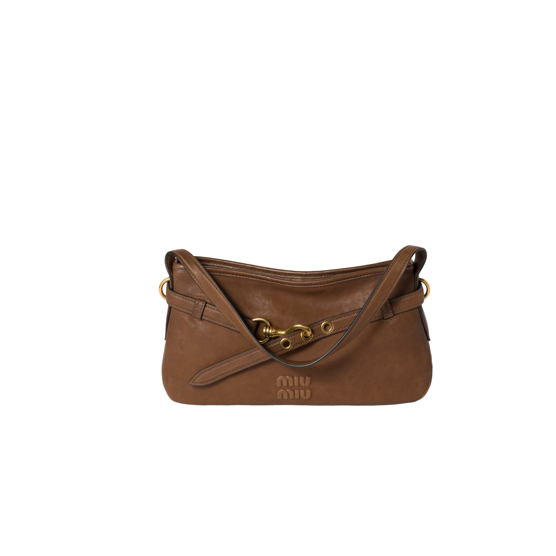 MIUMIU Aventure Napa Soft Leather Bag