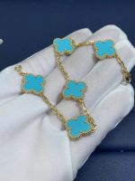 VCA Vintage Alhambra pendant- Turquoise