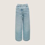 CHANEL 25P Printed Washed Denim Pants