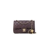 CHANEL Classic Flap CF with Gold Ball Charm - 20cm