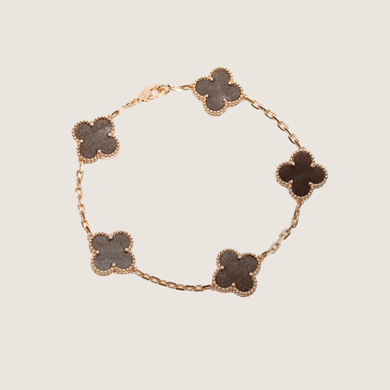 VCA Vintage Alhambra pendant- Grey Stone