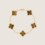 VCA Vintage Alhambra pendant- Tiger Eye