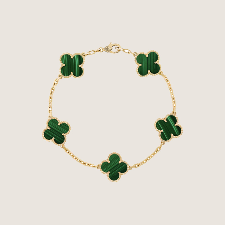 VCA Vintage Alhambra pendant-Malachite