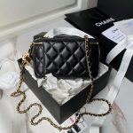 CHANEL 24A Cloisonné CC Adjustable Lock Box Bag