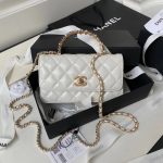 CHANEL Pearl-Embellished WOC Flap Bag