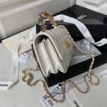 CHANEL Pearl-Embellished WOC Flap Bag