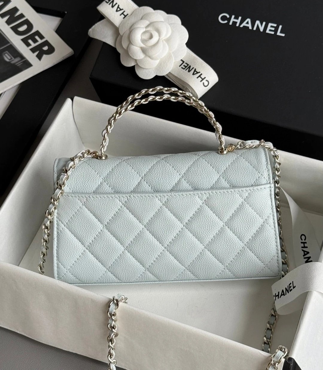 CHANEL Flap Phone Holder With Chain