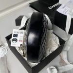 CHANEL Quilted Round Mini Black Top Handle Bag in Calfskin