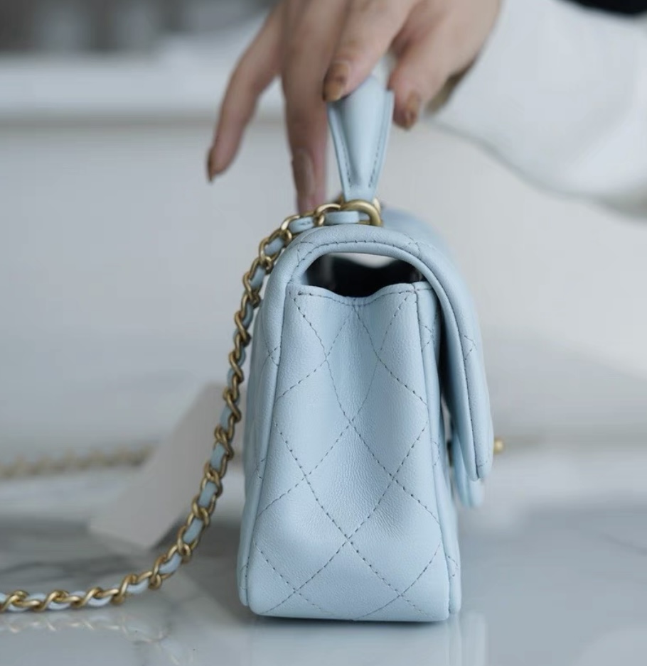 CHANEL Classic Flap CF MINI Handle - Rare color