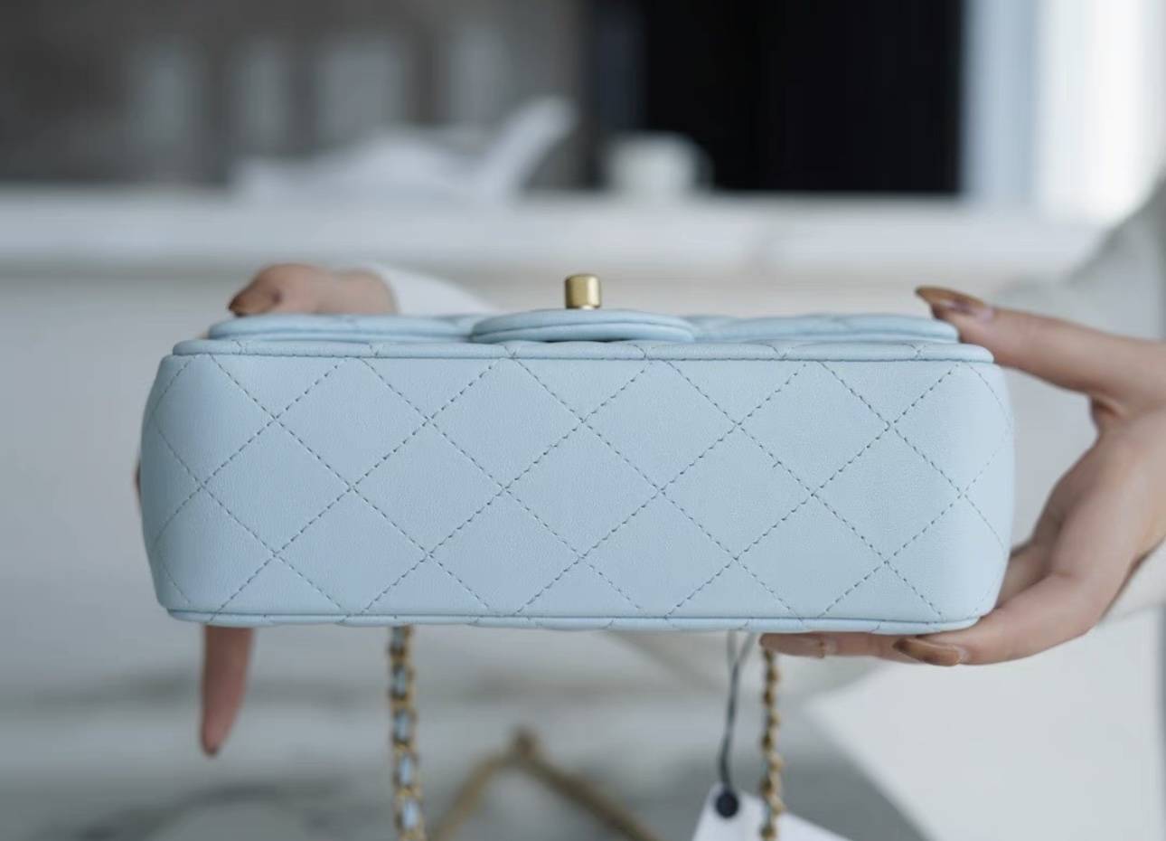 CHANEL Classic Flap CF MINI Handle - Rare color