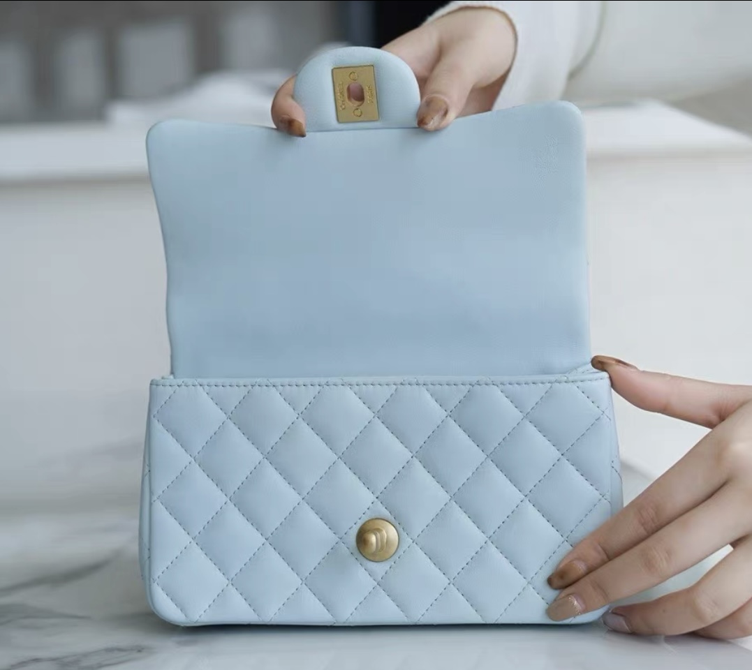 CHANEL Classic Flap CF MINI Handle - Rare color