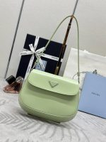 PRADA Cleo Shoulder Bag Brushed Leather