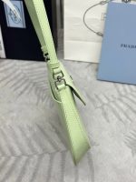 PRADA Cleo Shoulder Bag Brushed Leather