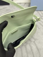 PRADA Cleo Shoulder Bag Brushed Leather