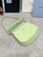 PRADA Cleo Shoulder Bag Brushed Leather